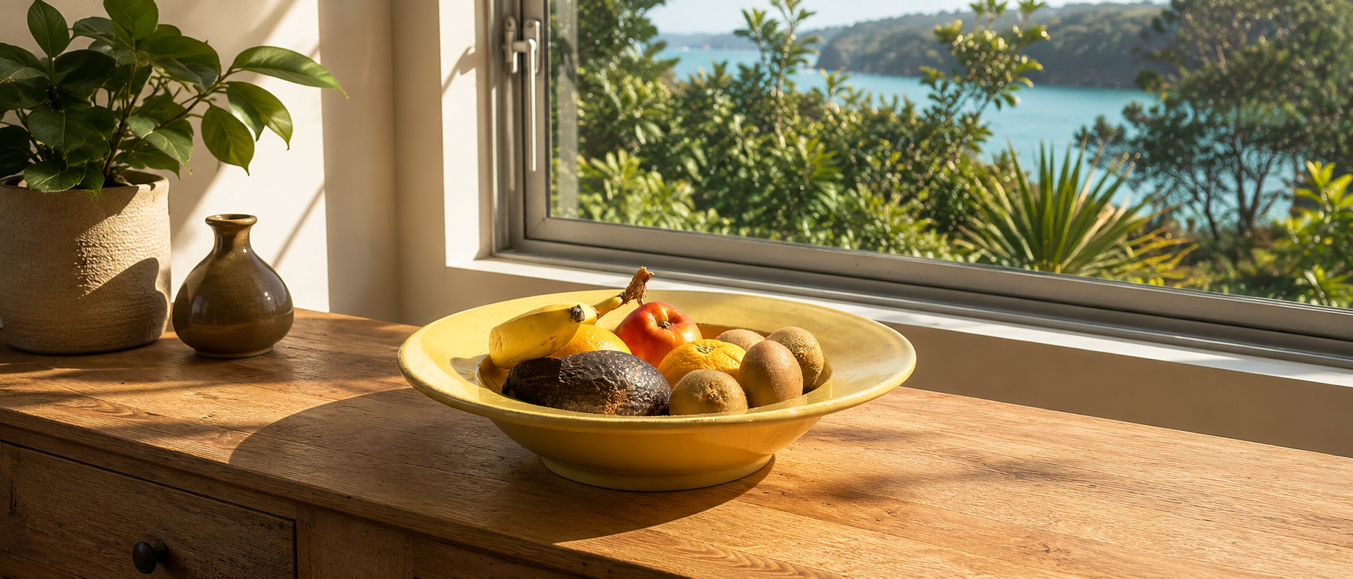 Relaxed dining scene with timeless tableware